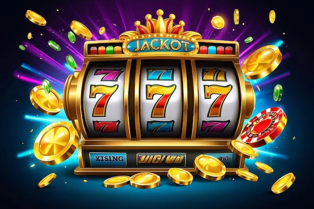 Slot game, jackpot, 777